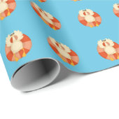 サマーおもしろいバケーションチルグーススイムリングプール ラッピングペーパー (ロールコーナー)