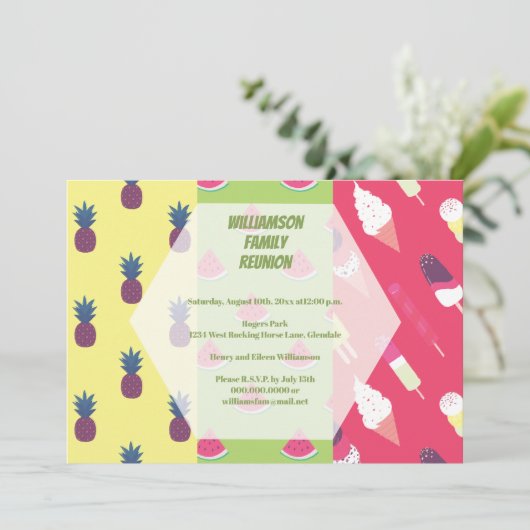 サマーおもしろいファミリー懇親会 招待状 (スタンド正面)