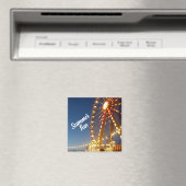 サマーおもしろいフェリスホイールカーニバルライドフェスティバル マグネット (インサイチュ (食洗機))