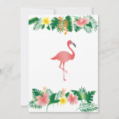 サマーおもしろいプールパーティの招待状 招待状 (裏面)