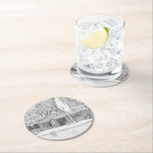 サマーおもしろい紙コースター ラウンドペーパーコースター (インサイチュ)