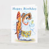 サマーおもしろい雪だるまサーファードリンクフレッシュカクテル カード (正面)