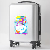 サマーお洒落シュノーケル格言 シール (スーツケース)