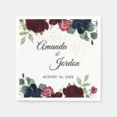 サマーお祝い結婚ズカクテルナプキン スタンダードカクテルナプキン (正面)