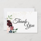 サマーお祝い結婚ズサンキューフラットカード サンキューカード (正面)