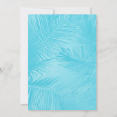 サマーかわいらしウォッチパーティの招待状 招待状 (裏面)