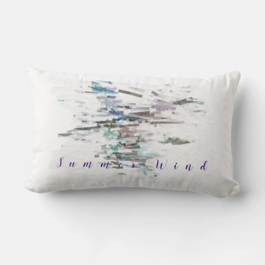 サマーかわいらしカラフルウインド装飾用クッション ランバークッション (裏面)