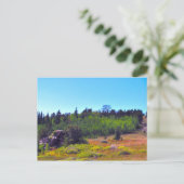 サマーのタウンサイト – コロラド州カリボウ ポストカード (スタンド正面)