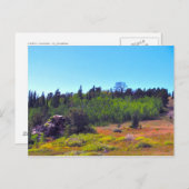 サマーのタウンサイト – コロラド州カリボウ ポストカード (正面/裏面)