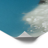 サマーはっきりしたアイスクリームスタイル ポスター (角)