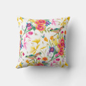 サマーはっきりしたカラフルプリント クッション (裏面)