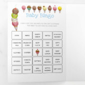 サマーアイスおもしろい写真パーティー 三つ折り招待状 (内部最初)