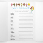 サマーアイスおもしろい写真パーティー 三つ折り招待状 (内部中)