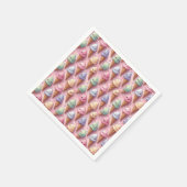 サマーアイスクリームコーンコレクション スタンダードカクテルナプキン (角)