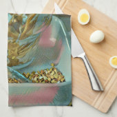 サマーアイスクリームコーン キッチンタオル (四つ折り)