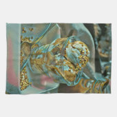 サマーアイスクリームコーン キッチンタオル (横)