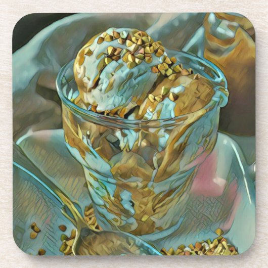 サマーアイスクリームコーン コースター (正面)