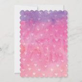 サマーアイスクリームバースデーパーティー 招待状 (裏面)