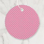 サマーアイスクリームモダンブライダルシャワーありがとう フェイバータグ (裏面)