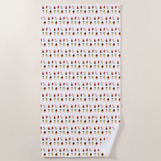 サマーアイス ビーチタオル (正面)