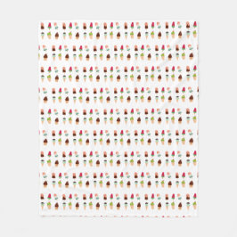 サマーアイス フリースブランケット