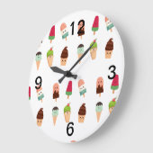 サマーアイス ラージ壁時計 (傾斜)