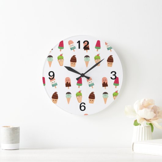 サマーアイス ラージ壁時計 (ホーム)