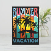 サマーアウトティングビーチサーフィンファミリーバケーション 招待状 (スタンド正面)