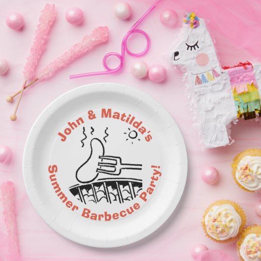 サマーアウトドアガーデンパーティー ペーパープレート (パーティー)