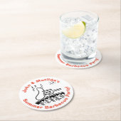 サマーアウトドアガーデンパーティー ラウンドペーパーコースター (インサイチュ)