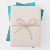 サマーアクアブルーフレッシュビーチヴィベ ラッピングペーパーシート (インサイチュ)