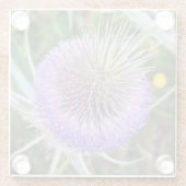 サマーアザラシの花 ガラスコースター (裏面)