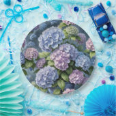 サマーアジサイ園 ペーパープレート (パーティー)