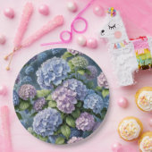 サマーアジサイ園 ペーパープレート (パーティー)