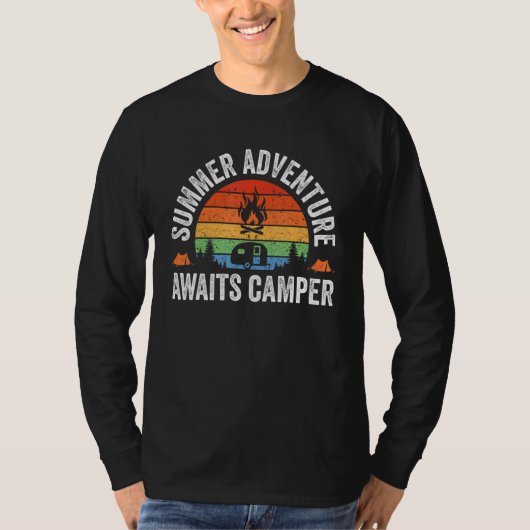 サマーアドベンチャーアウェイズキャンパー Tシャツ (正面)