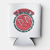 サマーアドベンチャー | フリップフロップとトラベルインスパイア 缶クーラー (正面)