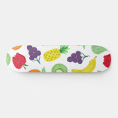 サマーアートクカラフル・アクリル果実模様 スケートボード (横)