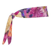 サマーイエローオレンジパープルブルーワイルドフラワー タイヘッドバンド (回転270)