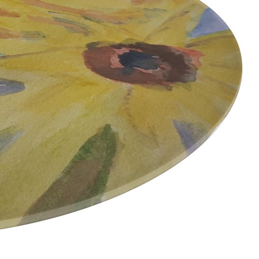 サマーイエローサンフラワー カッティングボード (角)