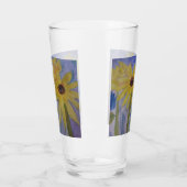 サマーイエローサンフラワー タンブラーグラス (左)