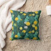 サマーイエロータンデリア クッション (ブランケット)