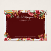 サマーイエローピンクレッドフローラブレスレットディスプレイ (正面)