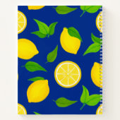 サマーイエローレモンズブルーレシピ ノートブック (裏面)