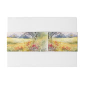 サマーイエロー バーン インビテーション ベリーバンド 招待状ベリーバンド (裏面例)