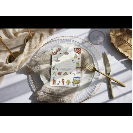 サマーイタリアンドードル婚約パーティ 招待状