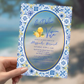 サマーイタリアンラドルチェヴィータブライダルシャワー アクリル招待状