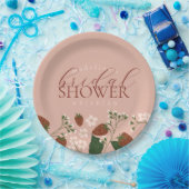 サマーイチゴブライダルシャワー ペーパープレート (パーティー)