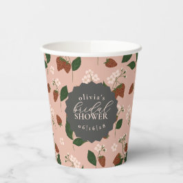 サマーイチゴ ブライダルシャワー オーダーメイド 紙コップ