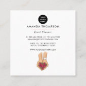 サマーイベントプランナースクエアビジネスカード スクエア名刺 (裏面)