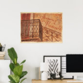 サマーインプロヴァンスカントリーフランスのヴィンテージ ポスター (ホームオフィス)